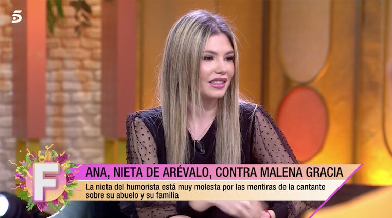 La nieta de Paco Arévalo le defiende en 'Fiesta'/ Foto: telecinco.es