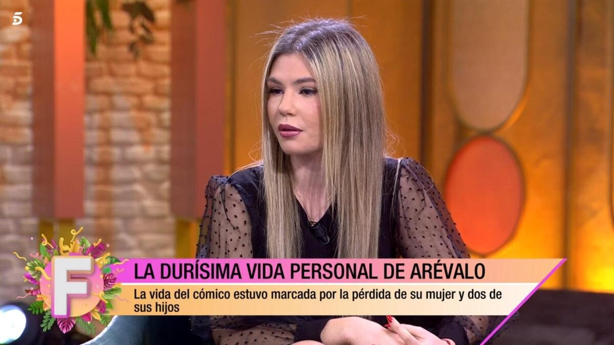 Ana, nieta de Arévalo, acudió al plató de 'Fiesta' | Foto: Telecinco.es