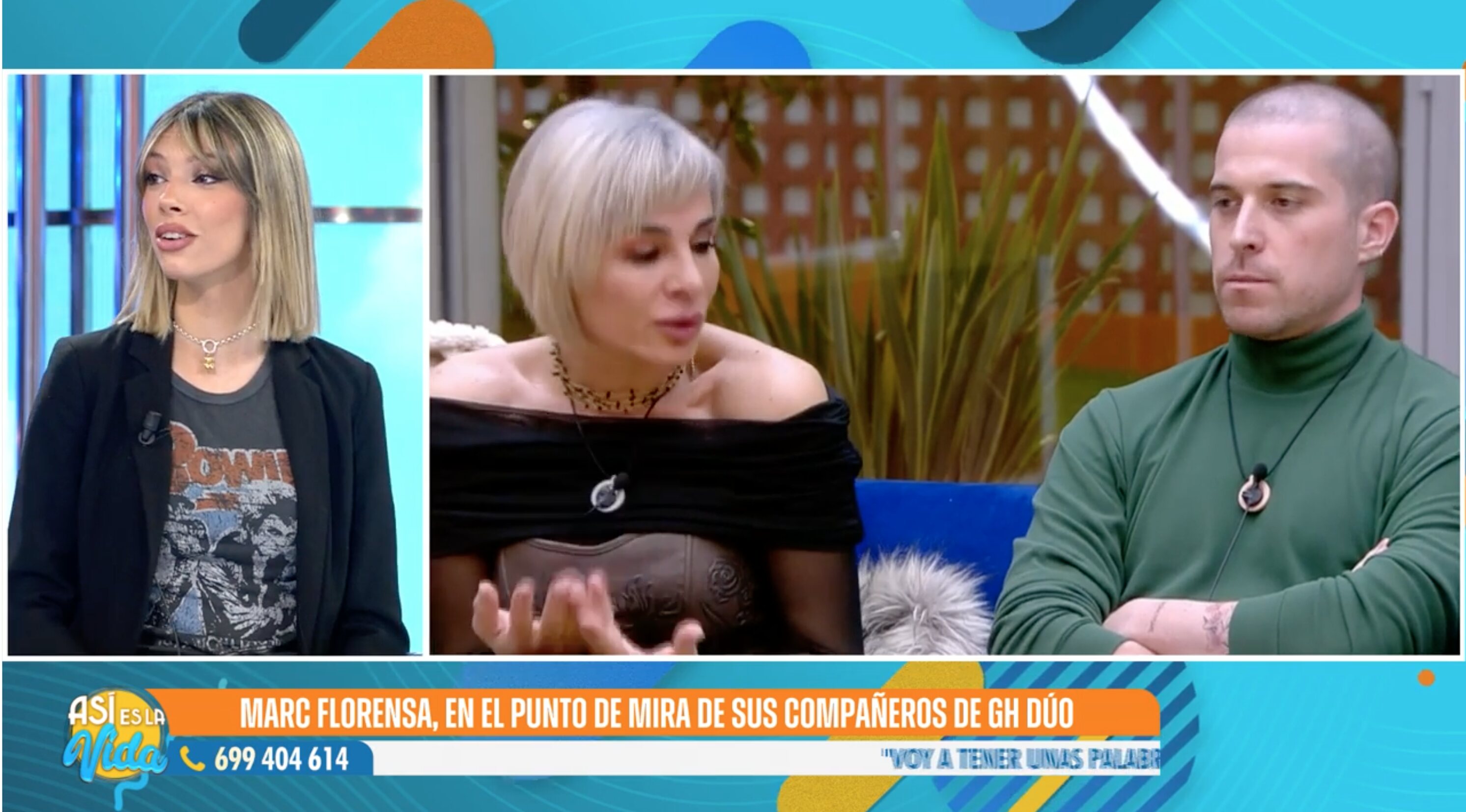 Alejandra Rubio fue quien presentó a Marc Florensa y Ana María Aldón | Foto: Telecinco.es