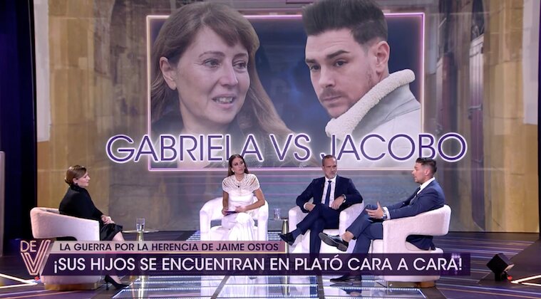 Jacobo y Gabriela Ostos, enfrentados en '¡De viernes!'/ Foto: telecinco.es