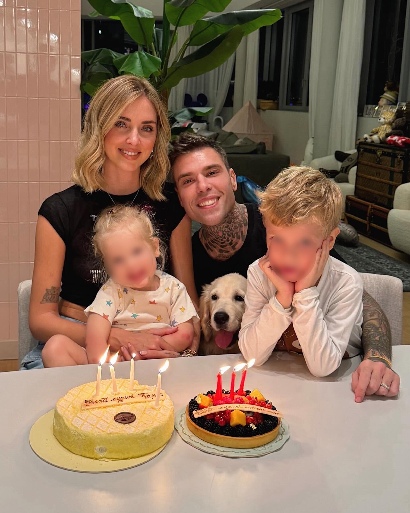 Chiara y Fedez tienen dos hijos, Leo y Vittoria | Foto: Instagram