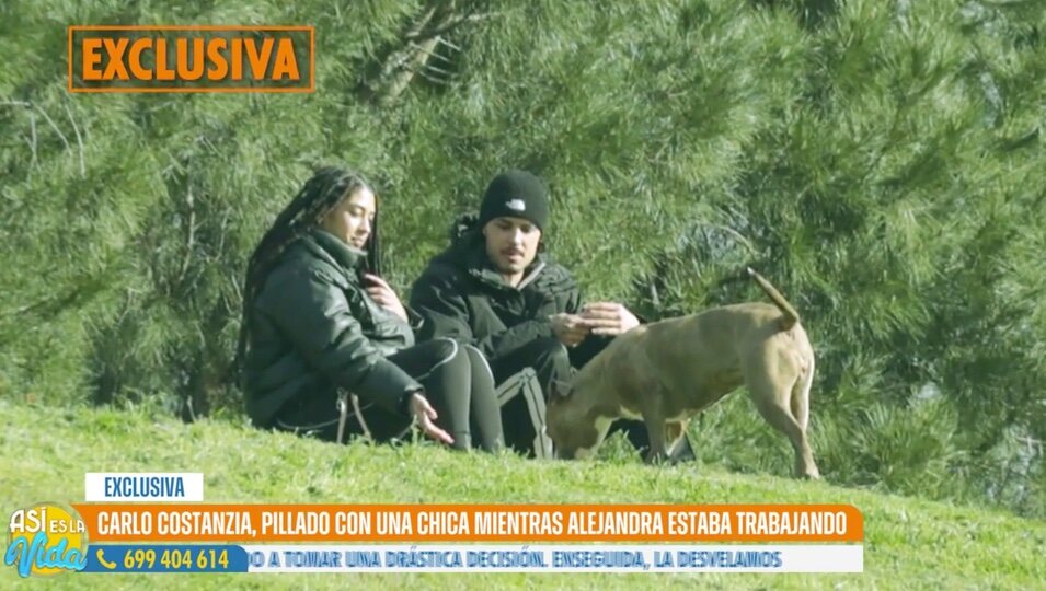 Carlo Costanzia y la amiga | Foto: telecinco.es