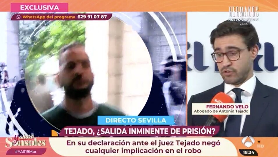 El abogado habla de Tejado | Foto: antena3.com