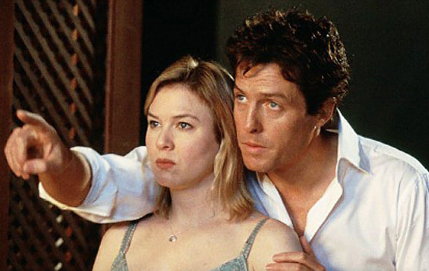 Renée Zellweger y Hugh Grant en un fotograma de 'El diario de Bridget Jones'