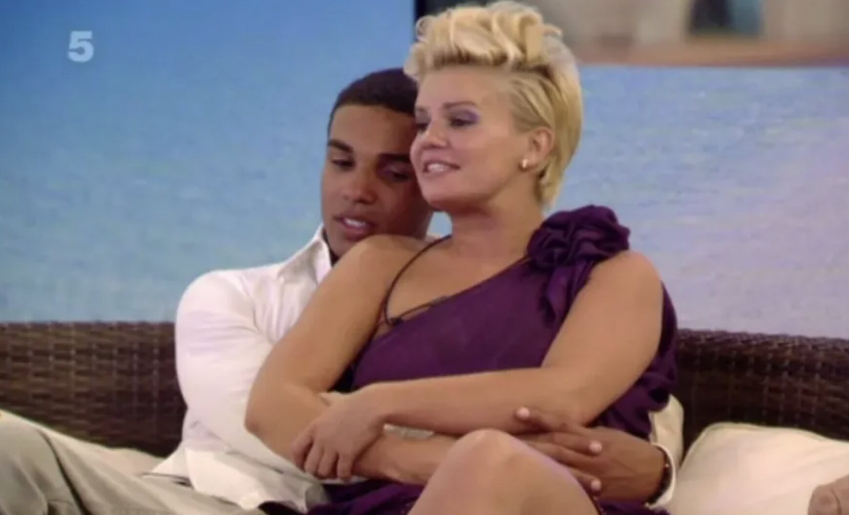 Lucien Laviscount y Kerry Katona/ Foto: canal 5