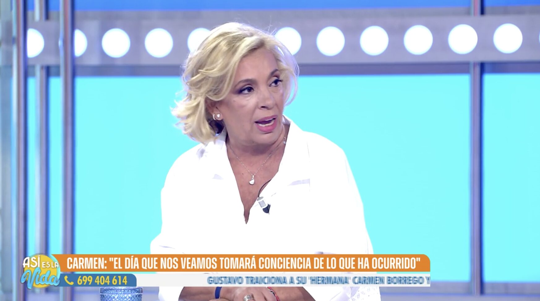 Carmen Borrego en 'Así es la vida'/ Foto: telecinco.es