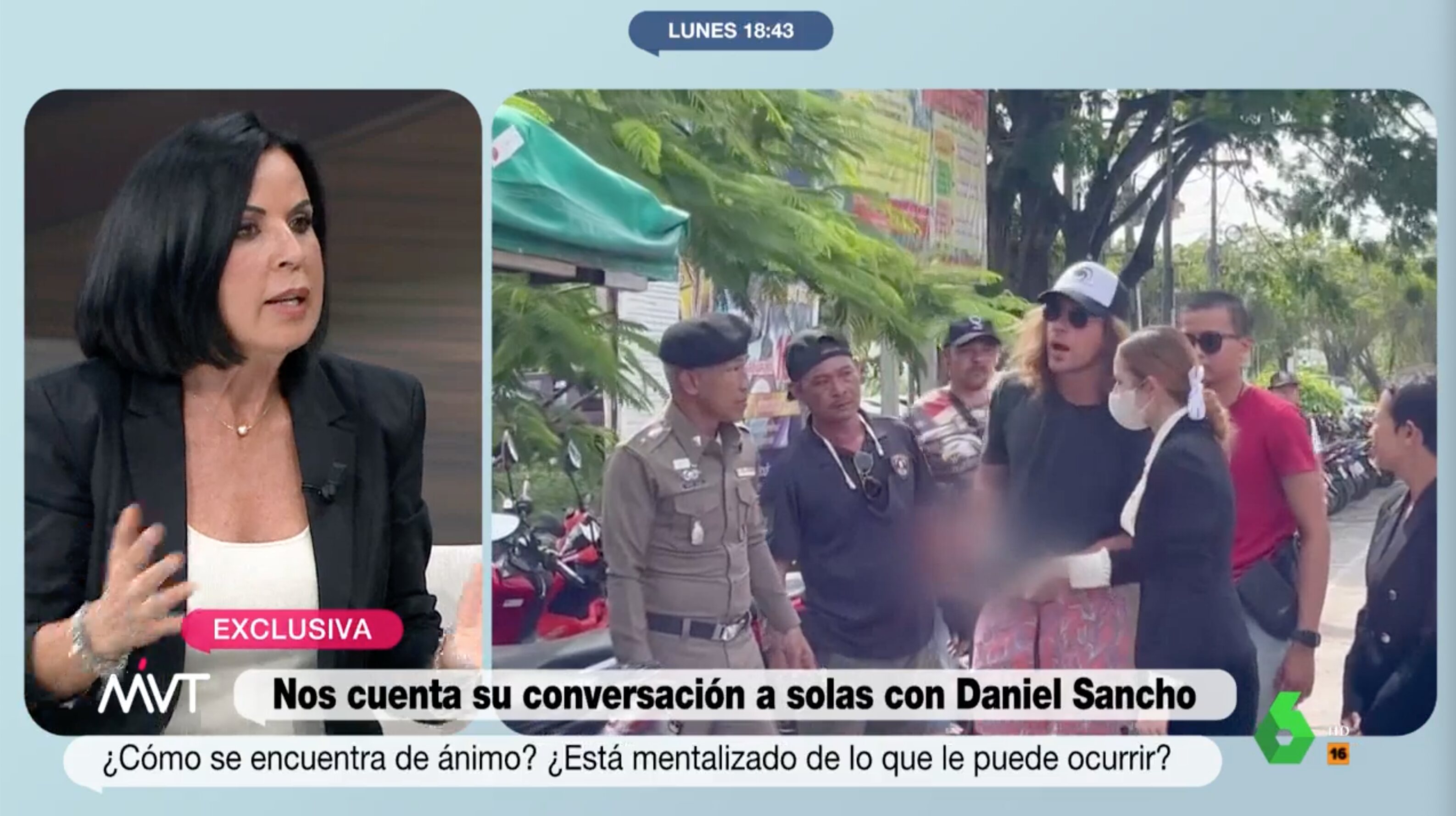 Bea de Vicente ha estado en el tribunal y ha hablado con Daniel Sancho | Foto: La Sexta