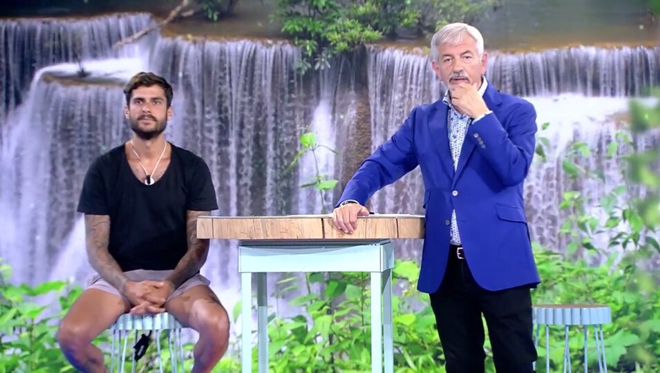 Mario y Carlos Sobera en el plató de 'Supervivientes' | Telecinco