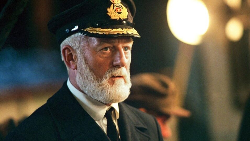 Fotograma de Bernard Hill en 'Titanic'