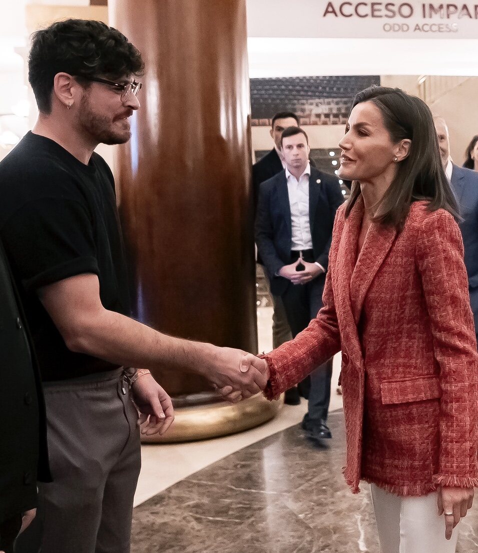 Cepeda con la Reina Letizia | Twitter