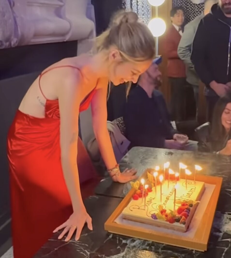 Chiara Ferragni celebrando su cumpleaños con amigos en Milán | Foto: Instagram