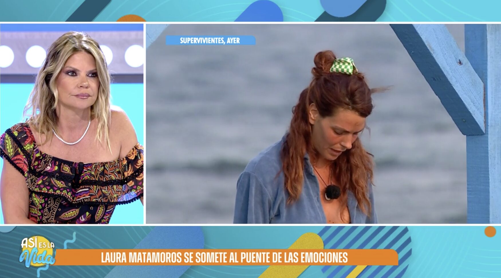 Makoke habla de Laura Matamoros en el plató de 'Así es la vida'/ Foto: telecinco.es