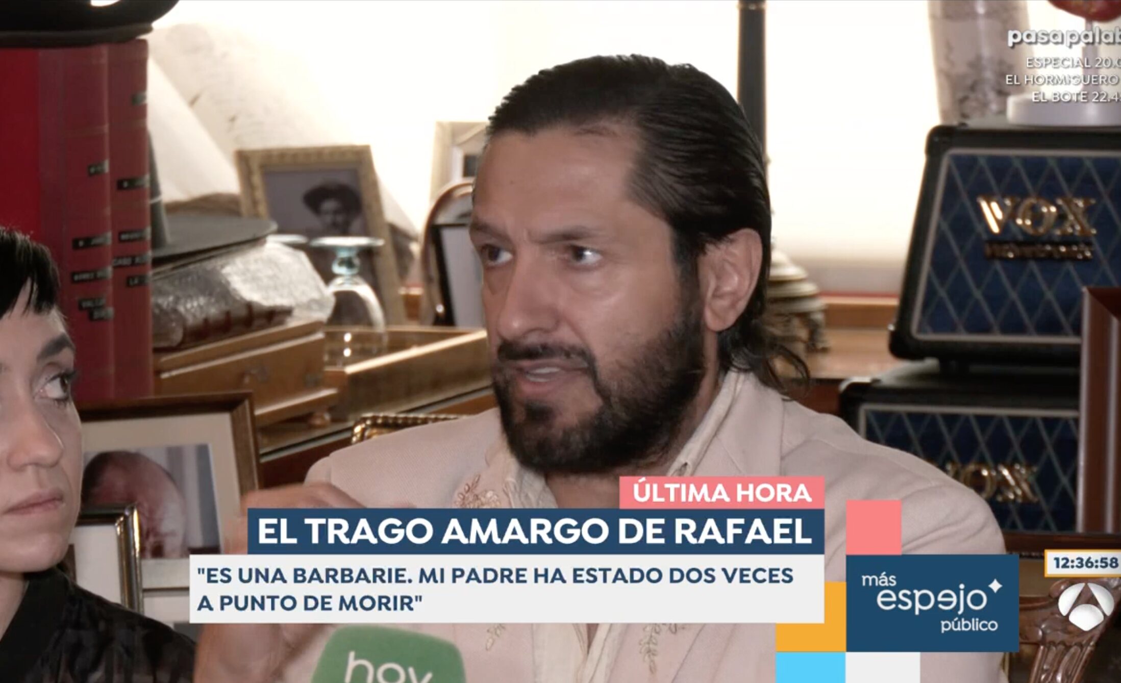 Rafael Amargo dio una rueda de prensa tras se absuelto | Foto: Antena3.com