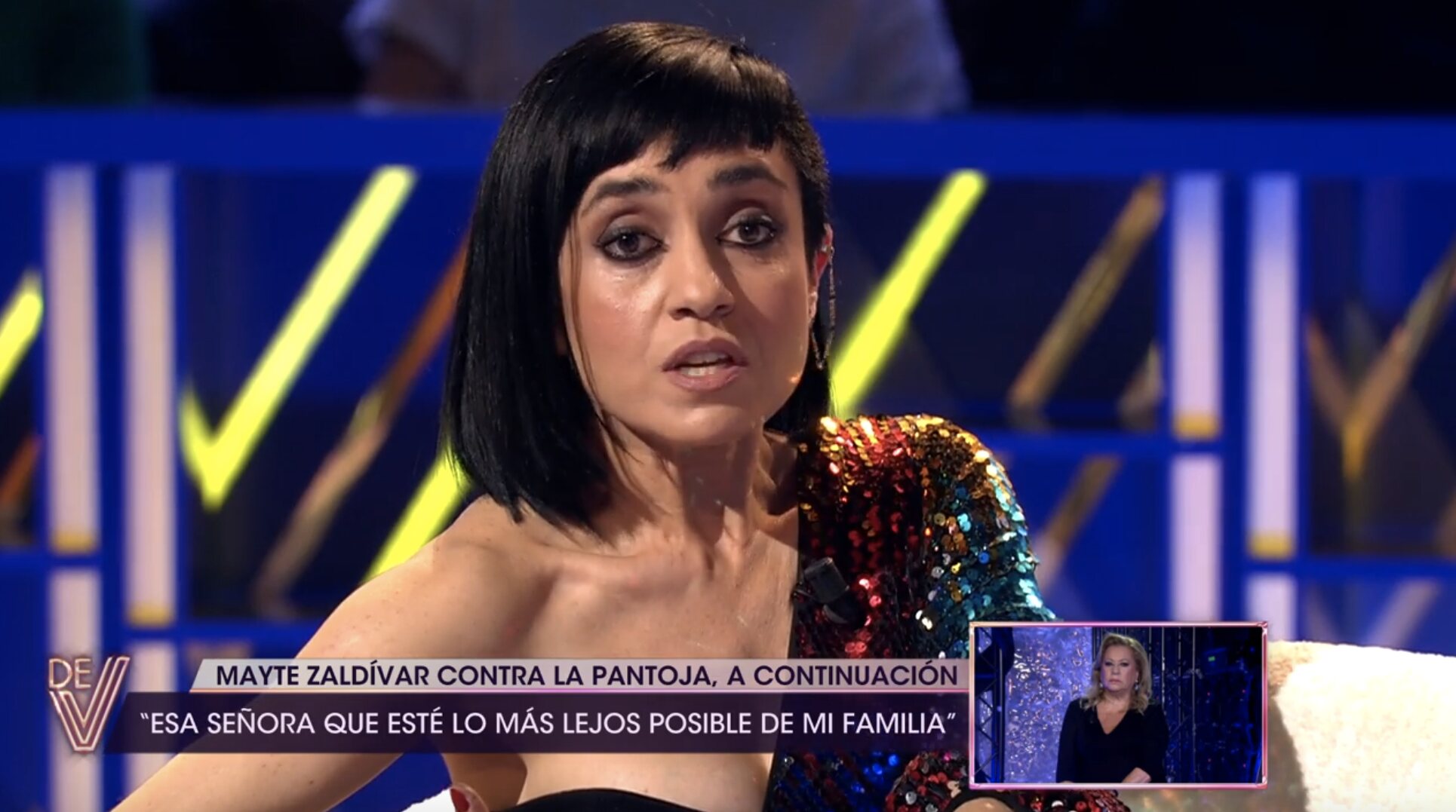 Luciana, mujer de. Rafael Amargo, en el plató de 'De viernes' | Foto: Telecinco.es