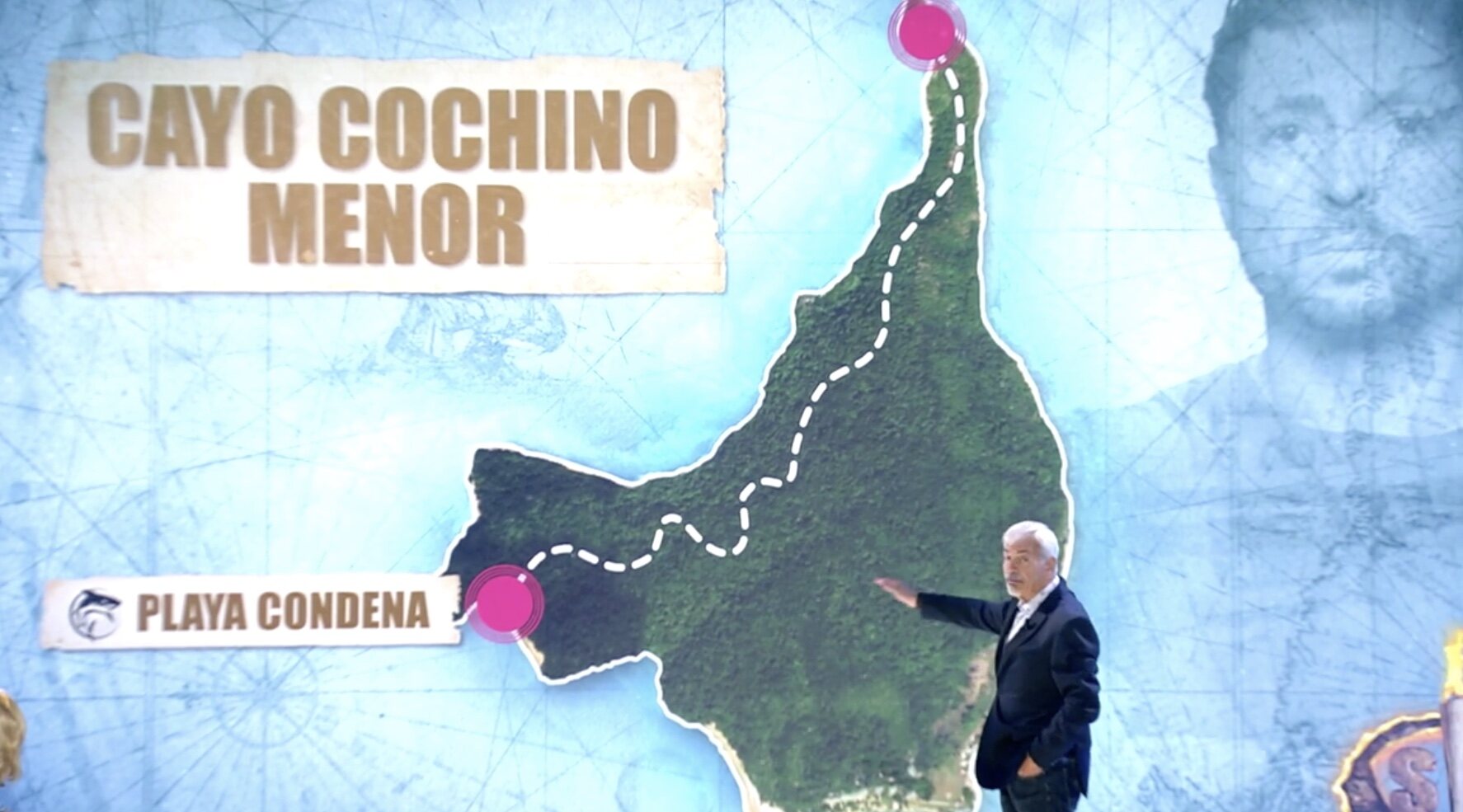 Recorrido que hizo Ángel de punto a punto | Foto: telecinco.es