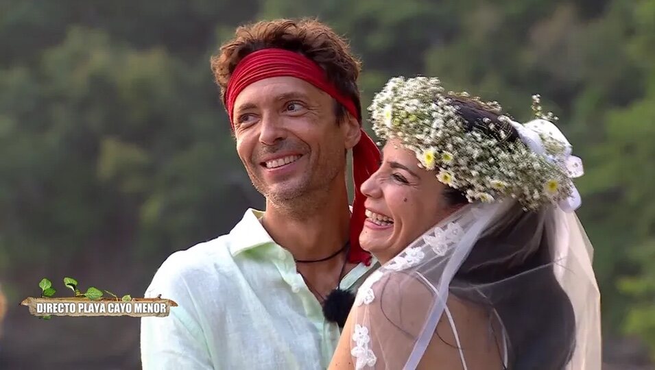 Ana Herminia y Ángel en su boda | Foto: telecinco.es