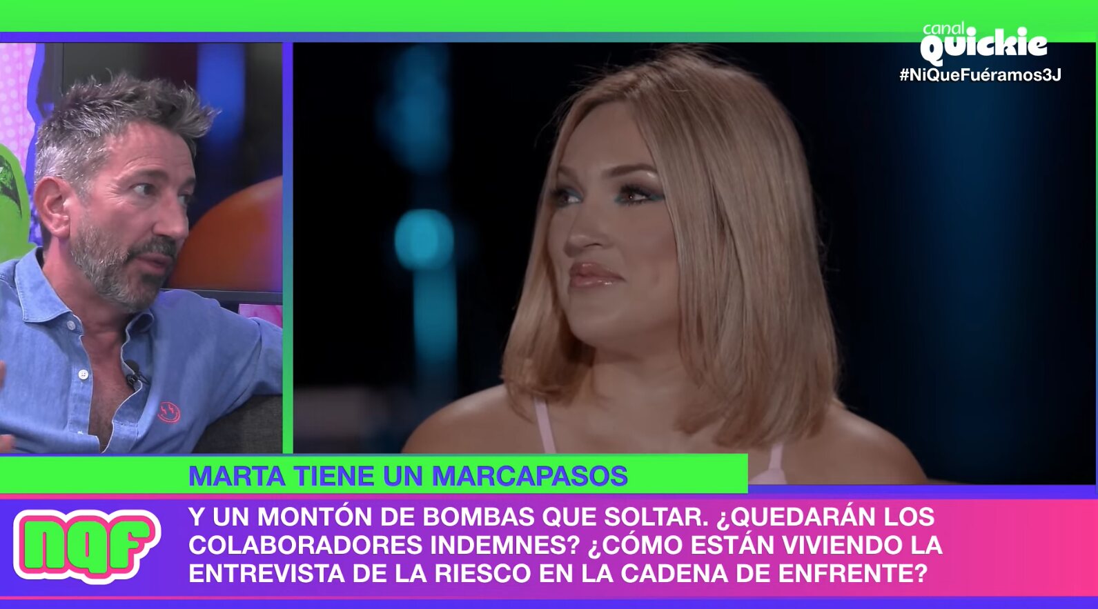 Marta Riesco no ha cobrado por la entrevista de 'Ni que fuéramos shhh' | Foto: Canal Quickie