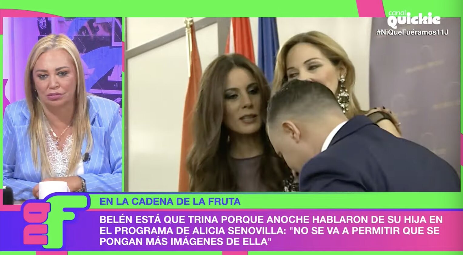 Belén Esteban asegura que una juez le concedió el anonimato a Andrea Janeiro | Foto: Canal Quickie