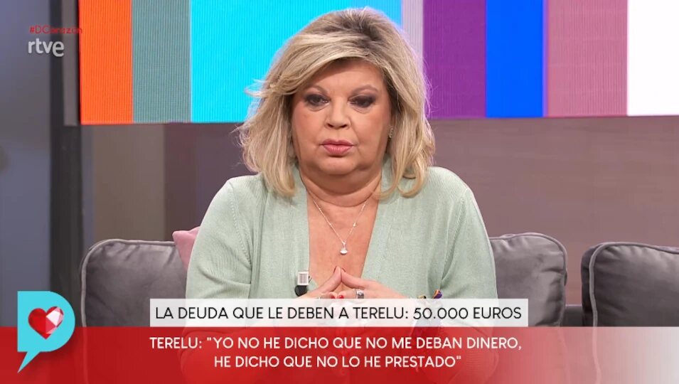 Terelu Campos habla e la estafa / Foto: rtve.es