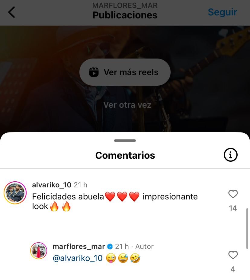 Mar Flores se toma con humor las felicitaciones por ser abuela | Foto: Instagram