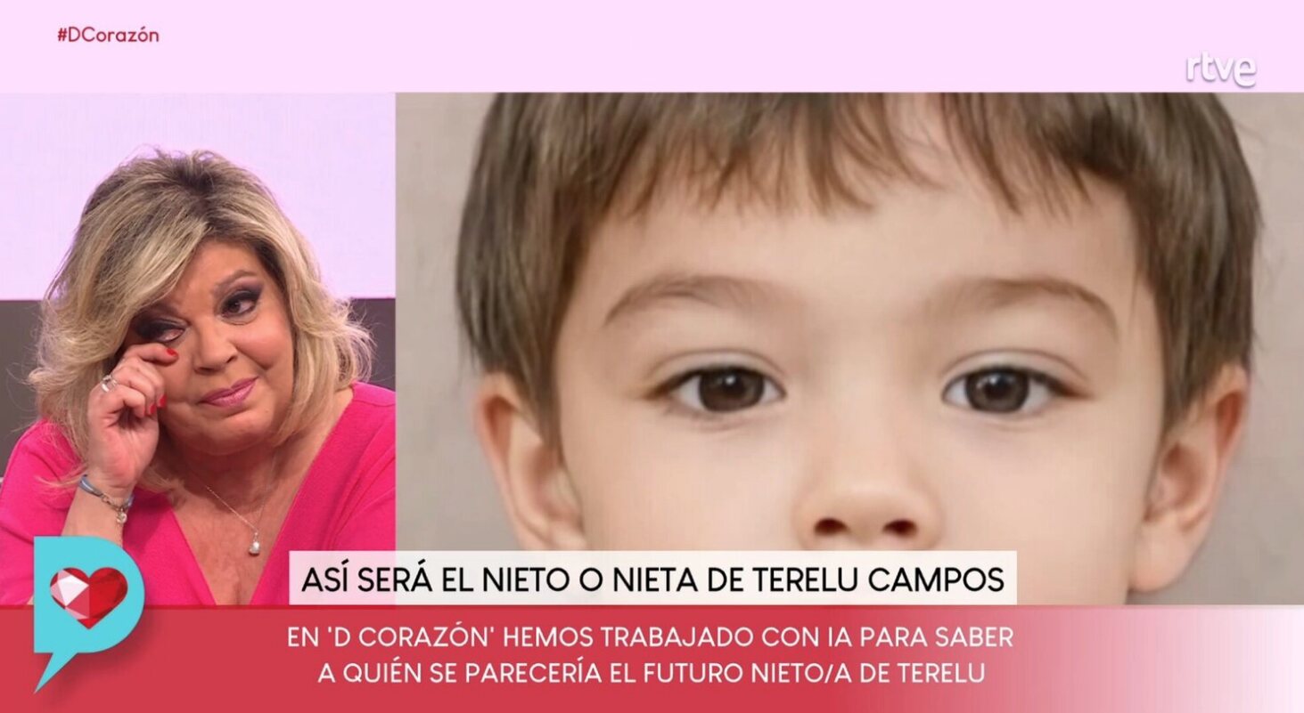 Terelu Campos se emociona con una recreación de cómo podría ser su nieto o nieta/ Foto: La 1