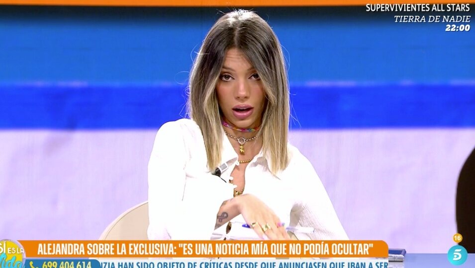 Alejandra Rubio, muy enfadada | Foto: telecinco.es