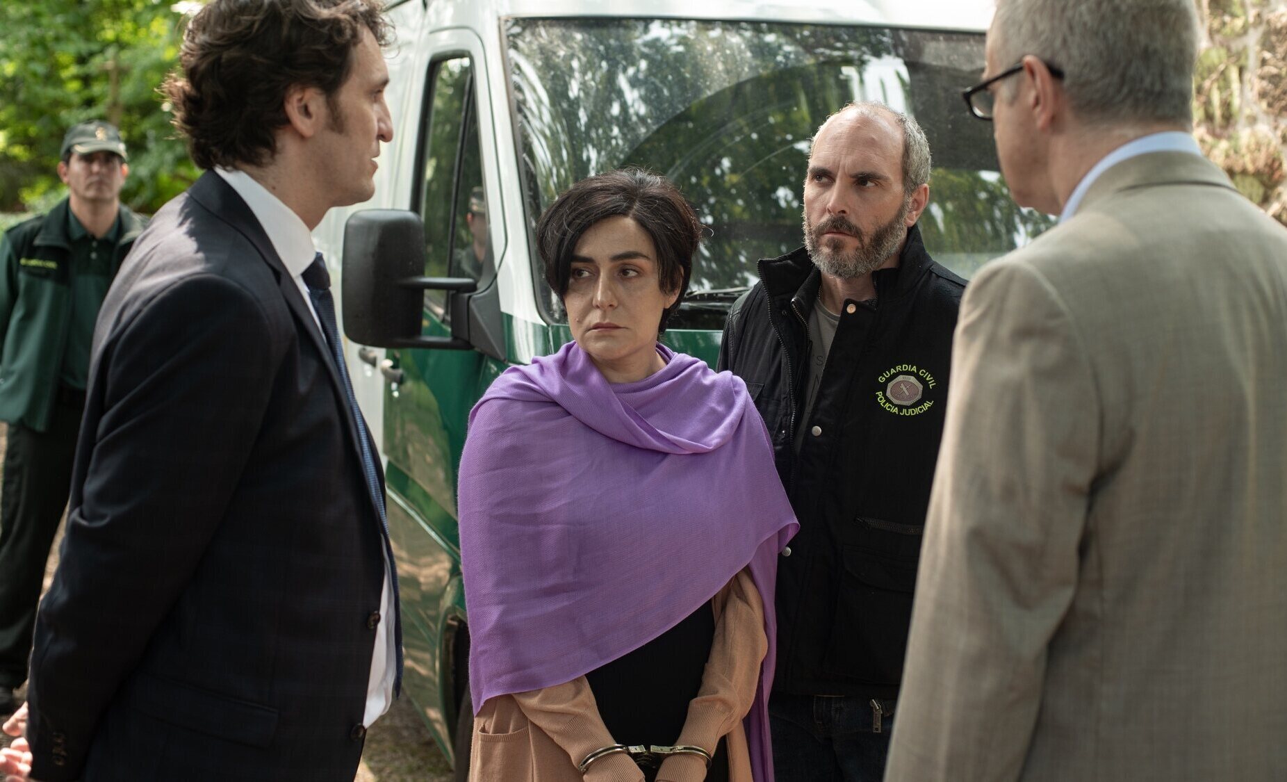 Raúl Arevalo, Candela Peña, Tito Asorey y Tristan Ulloa en 'El caso Asunta' | Foto: Netflix