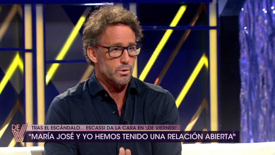 Álvaro Muñoz Escassi durante la entrevista | Telecinco