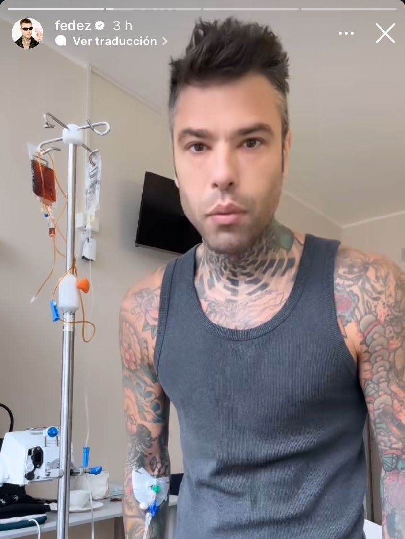 Fedez habla sobre su estado de salud desde el hospital | Foto: Instagram