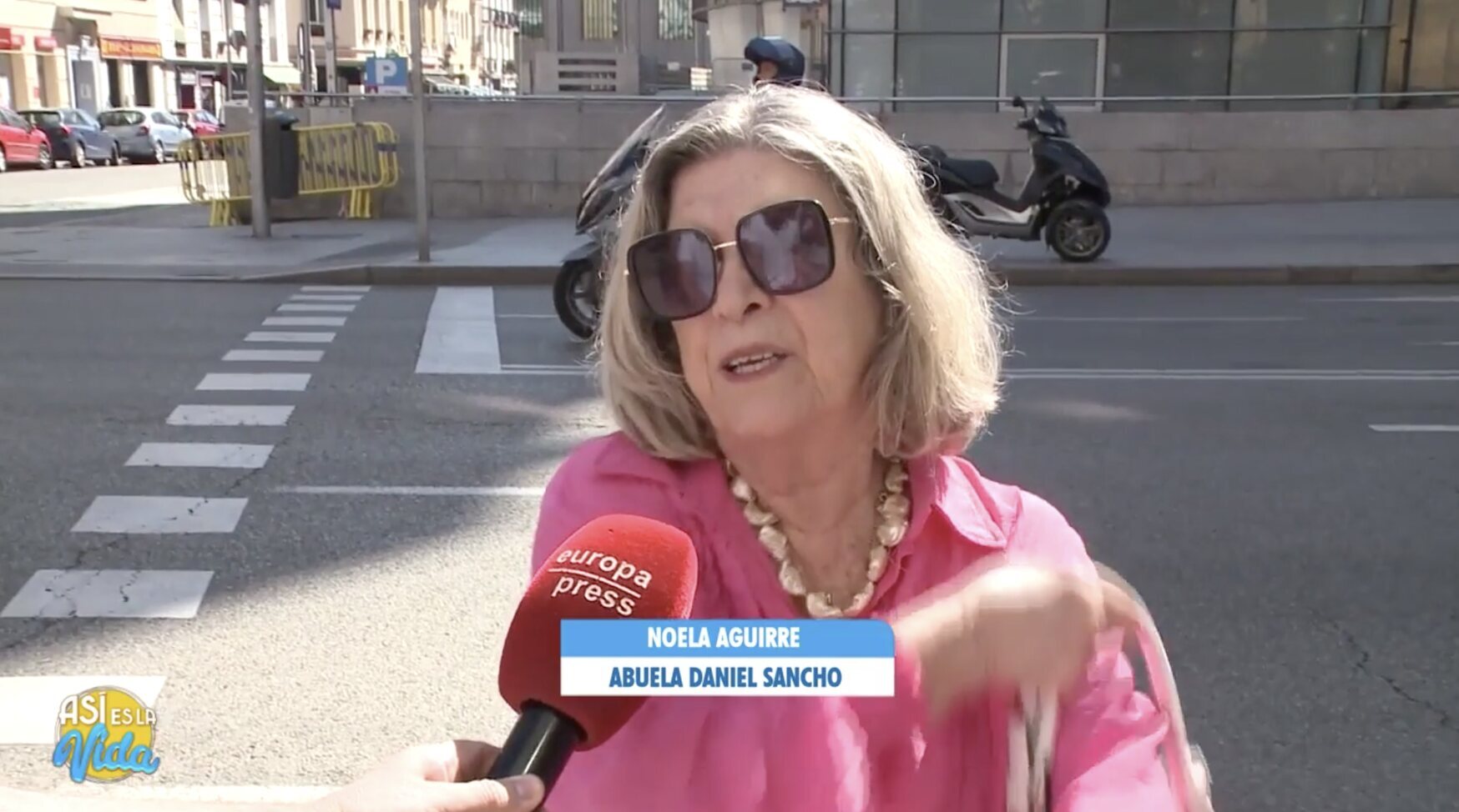 Noela Aguirre habló por primera vez con la prensa en septiembre de 2023 | Foto: Telecinco.es