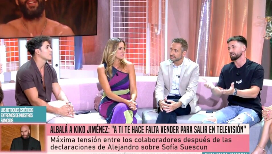 Kiko Jiménez cara a cara con Alejandro Albalá / Foto: telecinco.es