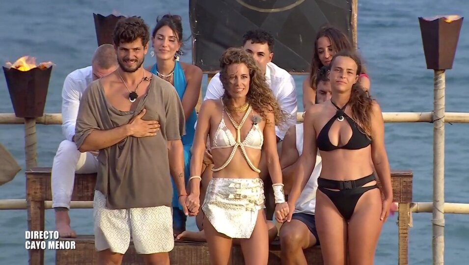 Alejandro Nieto y Marta Peñate en la final de 'Supervivientes All Stars' / Foto: telecinco.es