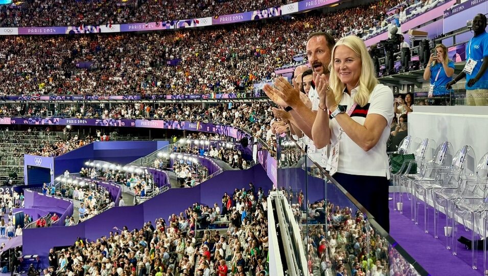 Haakon y Mett-Marit en los JJOO | Foto: detnorskekongehus