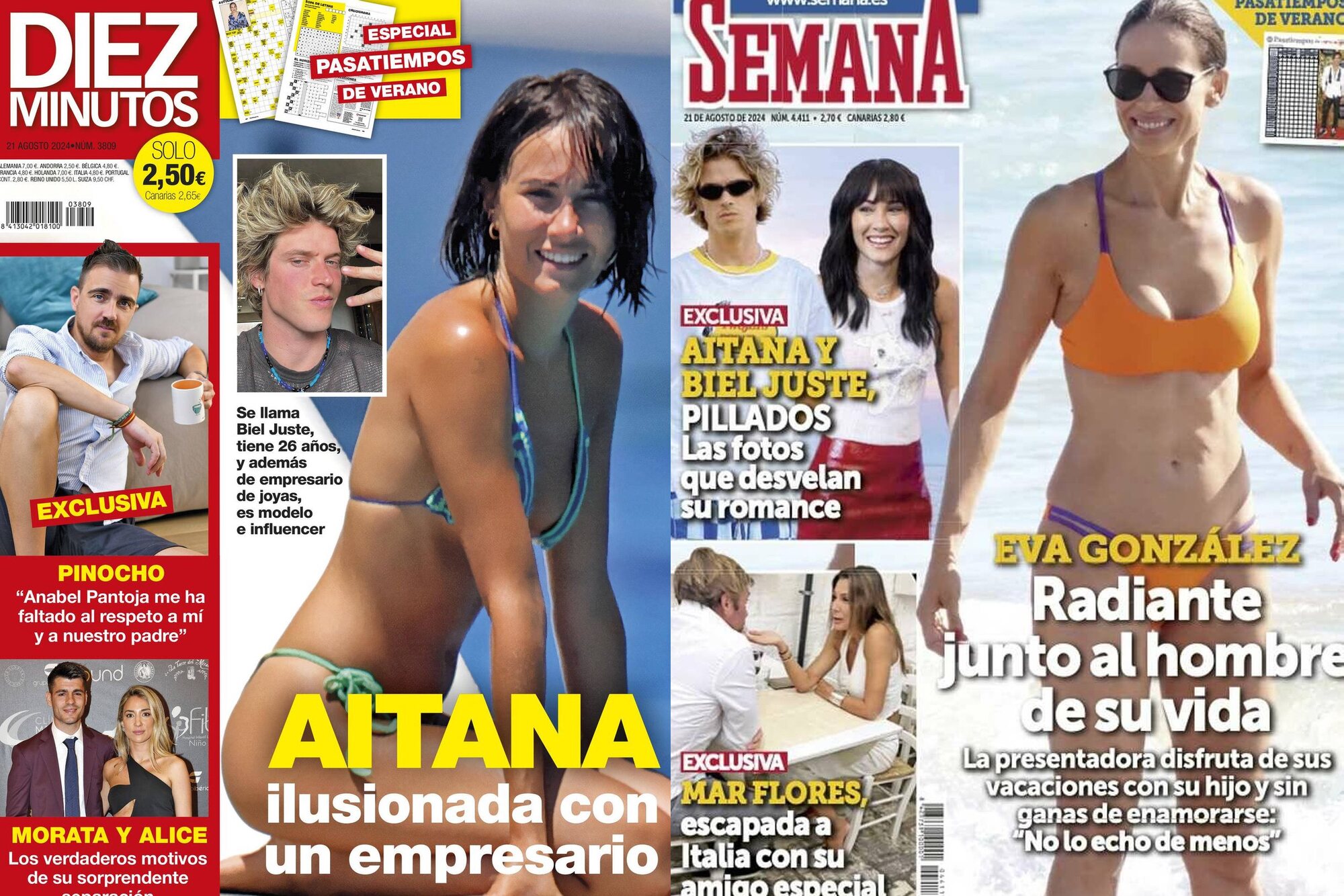 Aitana y Biel Juste, protagonistas de dos revistas | Fotos:redes sociales