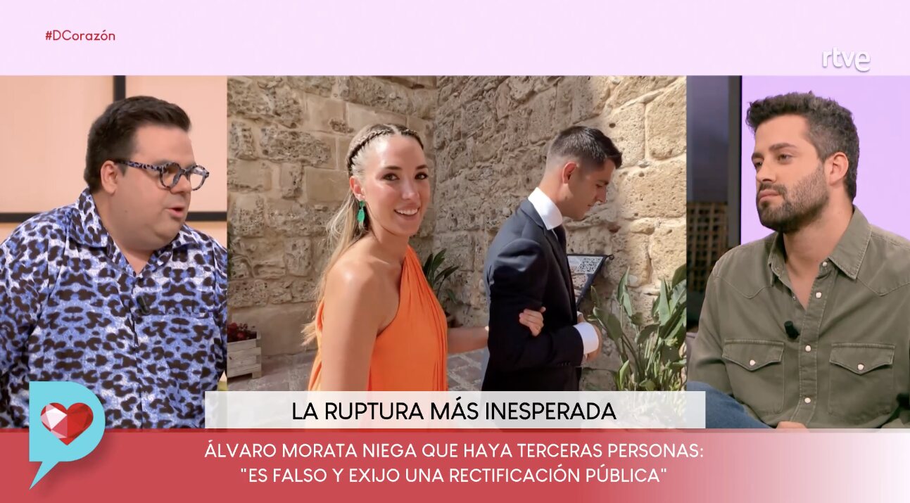 Álvaro Morata ha hablado con Javier de Hoyos | Foto: RTVE Play