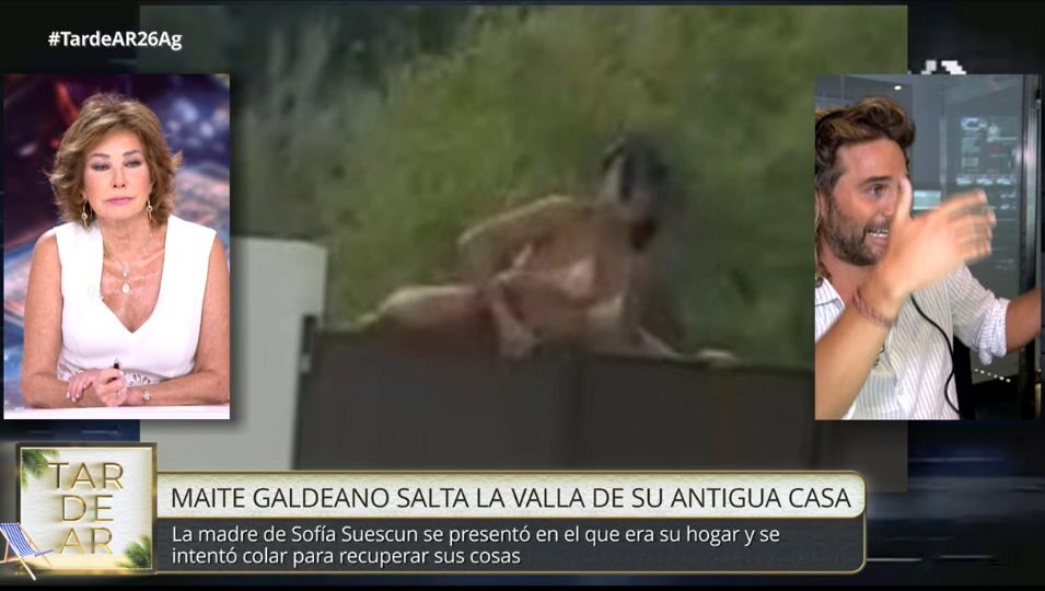 Maite Galdeano en bikini tras un viaje de siete horas para allanar la vivienda de su hija Sofía Suescun | Telecinco