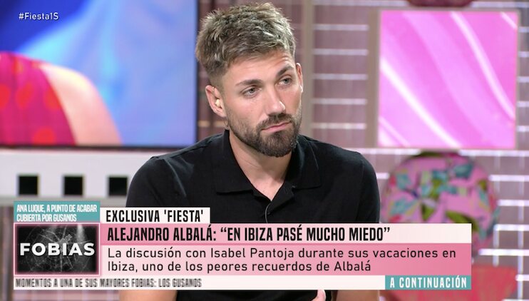 Alejandro Albalá en el plató de 'Fiesta'/ Foto: telecinco.es