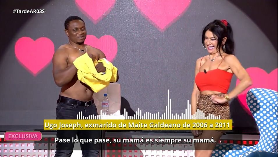 Ugo Joseph carga contra Sofía Suescun en 'TardeAR' | Foto: Telecinco