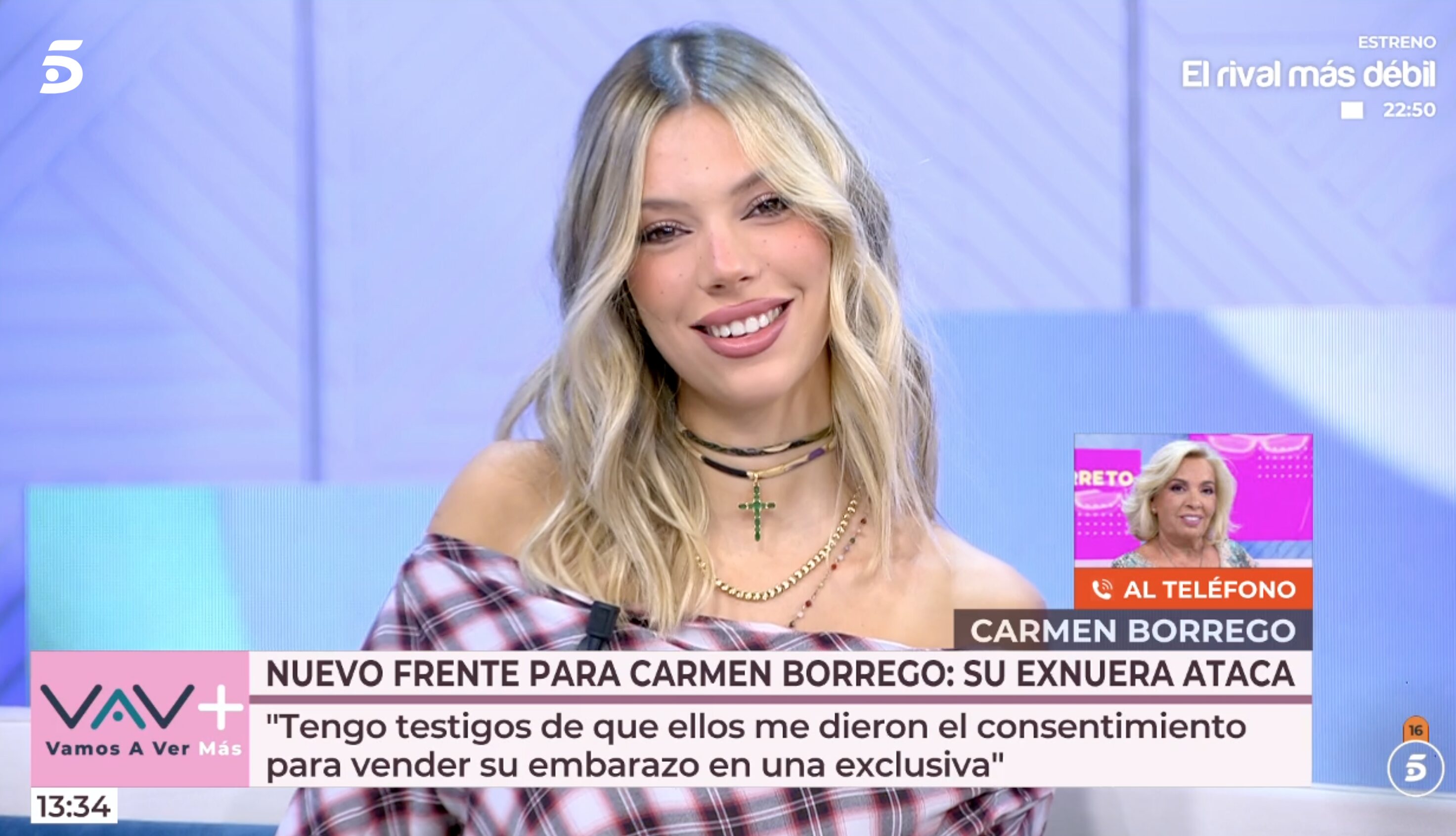 Carmen Borrego no está sorprendida de la exclusiva de Paola Olmedo | Foto: Telecinco.es