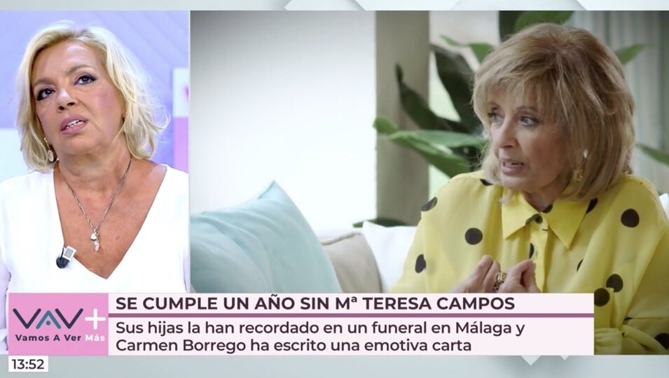 Carmen se emociona al hablar de su madre | Foto: telecinco.es