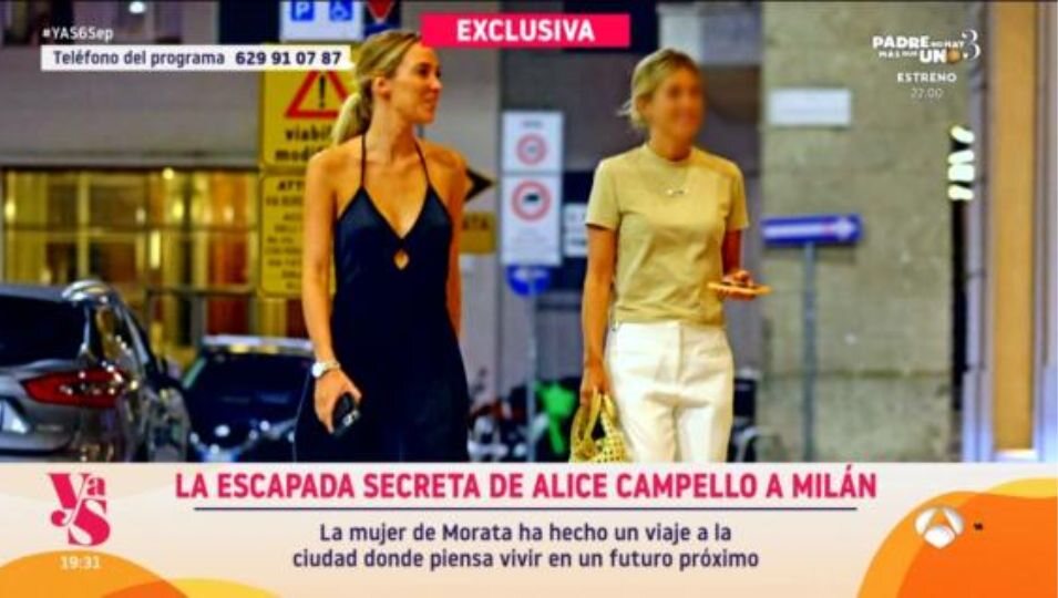 Alice Campello por Milán tras los rumores de mudanza a la ciudad donde reside Álvaro Morata | Foto: Antena 3