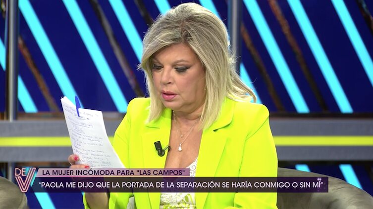 Terelu Campos se defiende/ Foto: telecinco.es