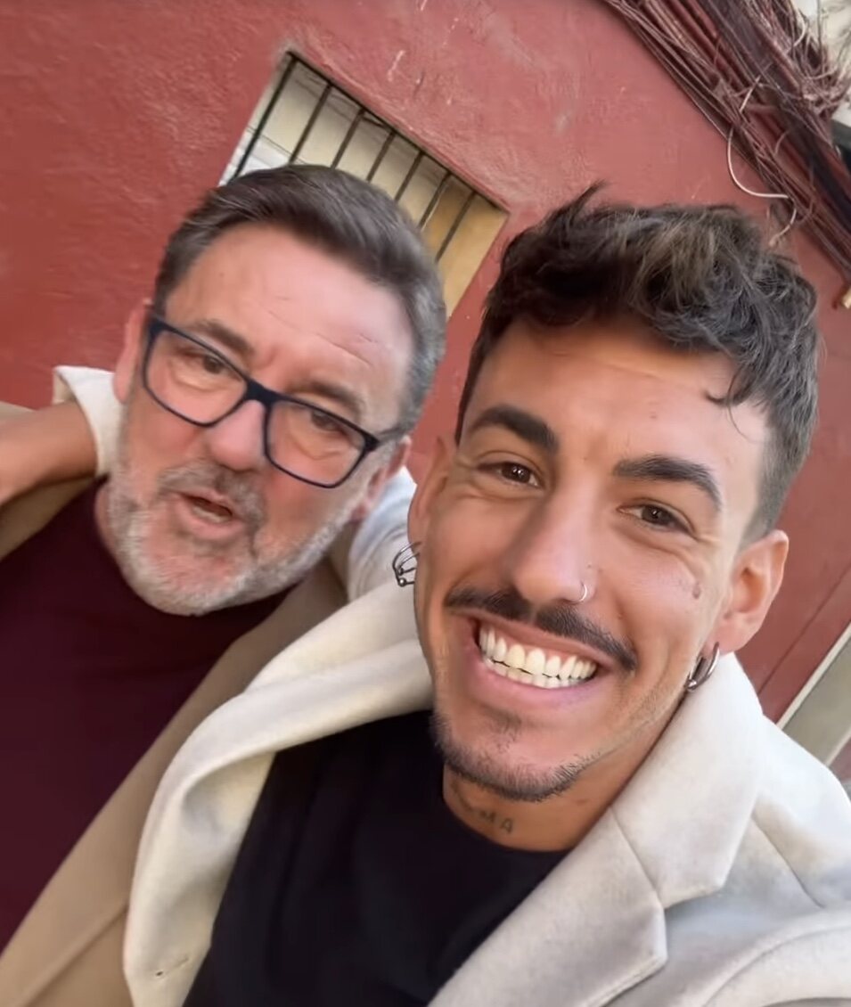 Luitingo y su padre | Instagram