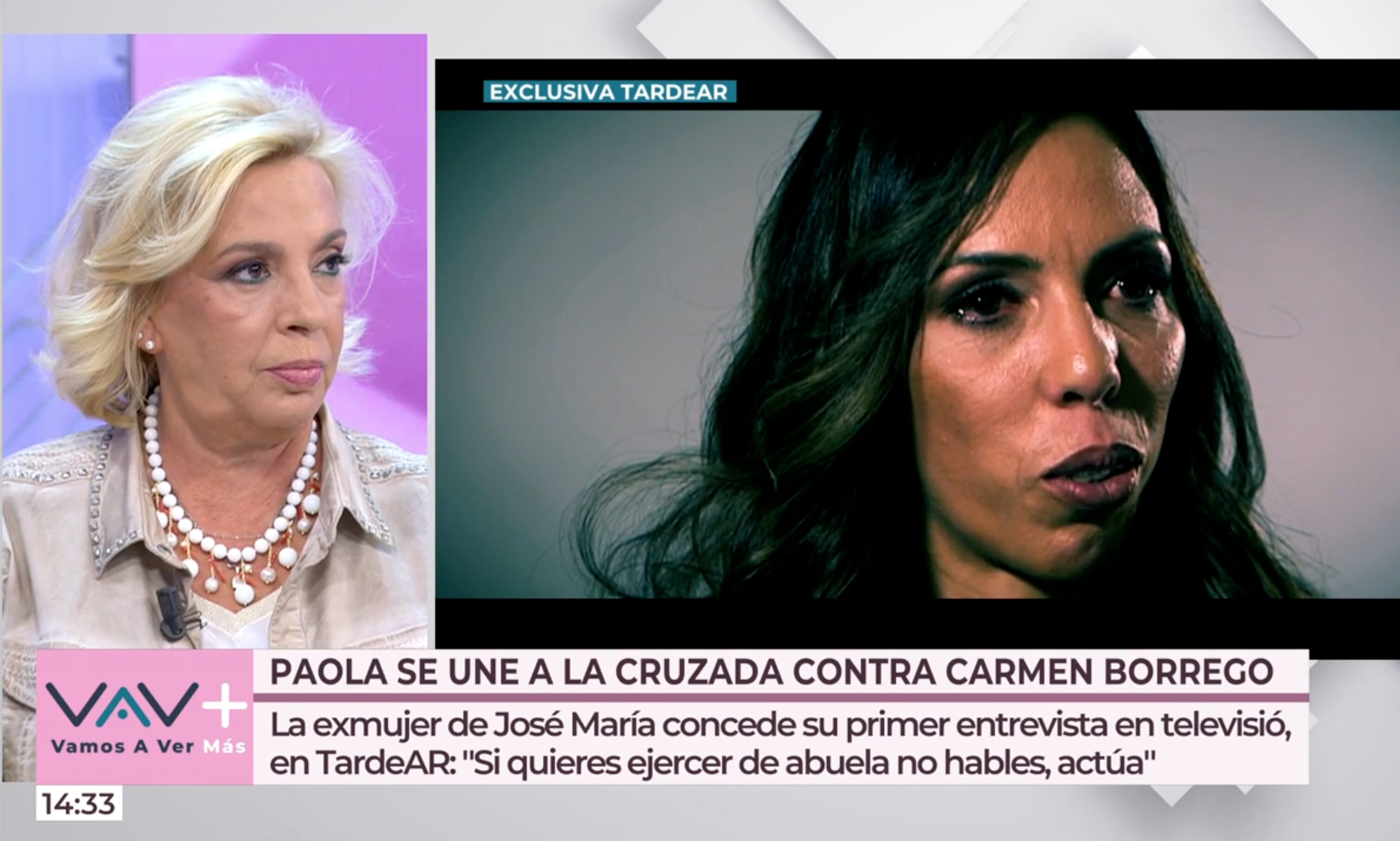 Carmen Borrego, dispuesta a sentarse a hablar con Paola Olmedo | Foto: Telecinco.es