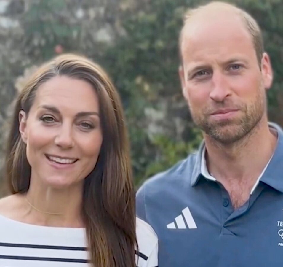 El Príncipe Guillermo y Kate Middleton en su mensaje a los deportistas olímpicos británicos tras París 2024