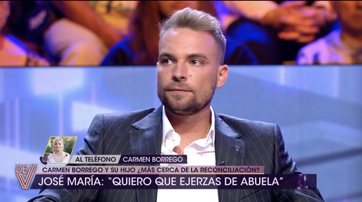 José María Almoguera ofrece a Carmen Borrego que pueda ver sa su nieto | Foto: Telecinco.es