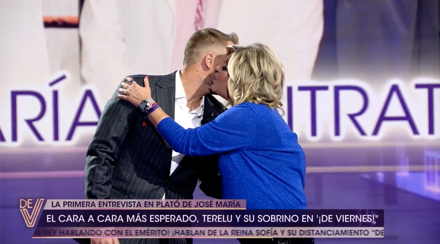 José María Almoguera y Terelu Campos se reencontraron después de meses | Foto: Telecinco.es