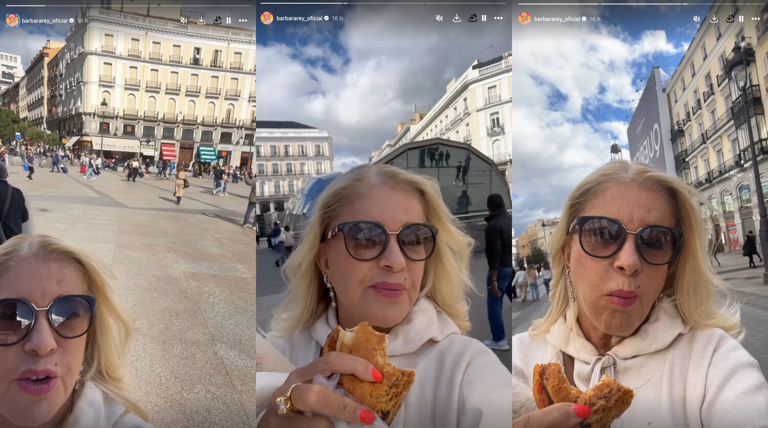 Bárbara Rey reaparece en la Puerta del Sol el día de la boda de su hijo | Foto: Instagram