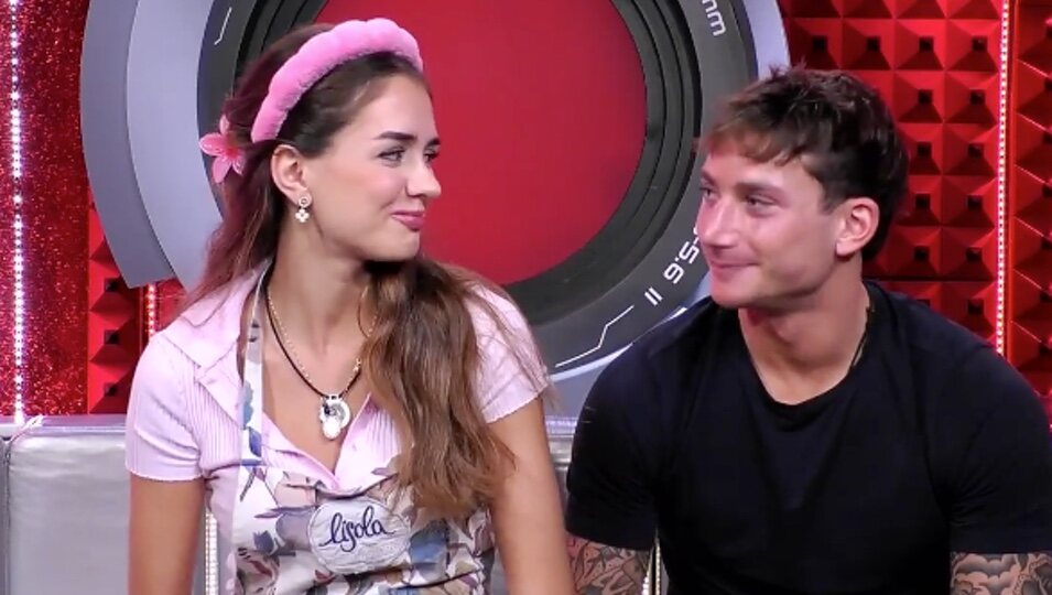 Tomasso y Maica en el programa italiano