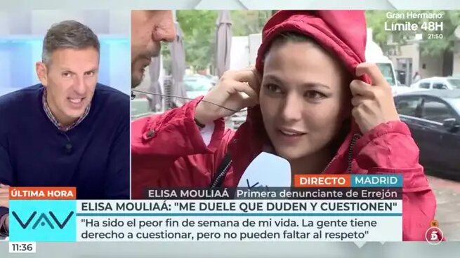 Elisa Mouliaá habla en directo para 'Vamos a ver'/ Foto: telecinco.es